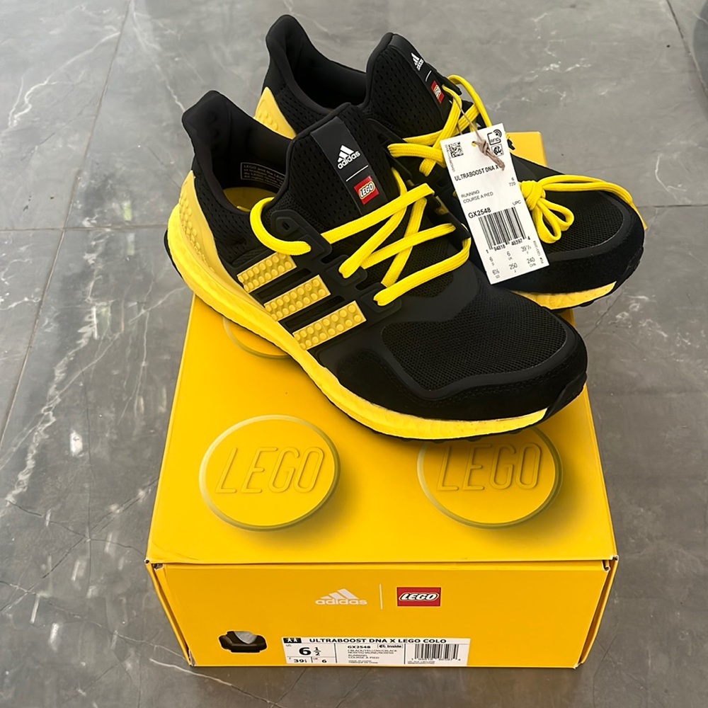 Adidas Ultraboost Lego Yellow Big Kids Shoes SOLD OUT